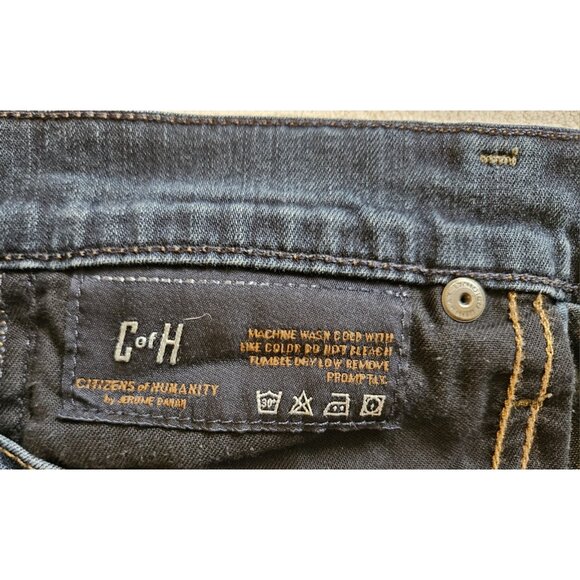 Citizens Of Humanity Cropped Skinny Jeans Thompson Mid Rise Denim Womens 28 - Picture 8 of 16